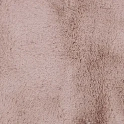 Tapis imitation fourrure poil fin 60x90 cm (Rose poudré)