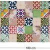 Tapis intérieur extérieur en vinyle mosaique (180 x 70 cm)