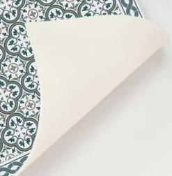 Tapis intérieur extérieur en vinyle carreaux portuguais (180 x 70 cm)