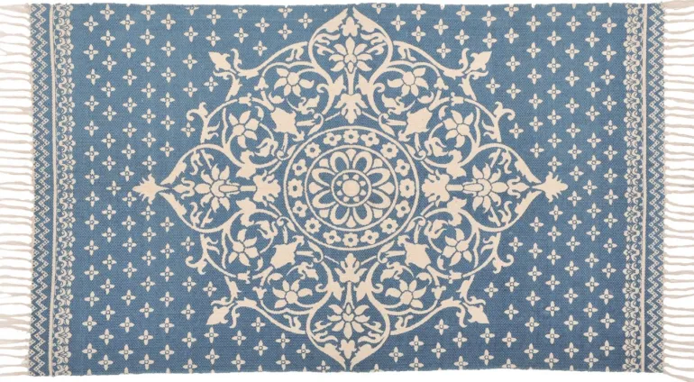 Tapis oriental en coton 90 x 150 cm
