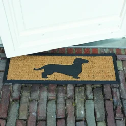 Tapis paillasson en coco 75 x 25 cm (Chien)