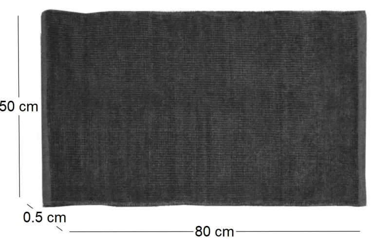 Tapis éponge coloré (Noir)