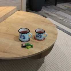 Tasse en émail coloré Décors (40 cl)