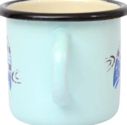 Tasse en émail coloré Décors (25 cl)