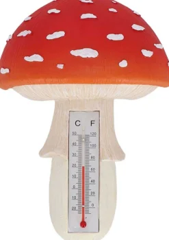 Thermomètre en résine Amanite