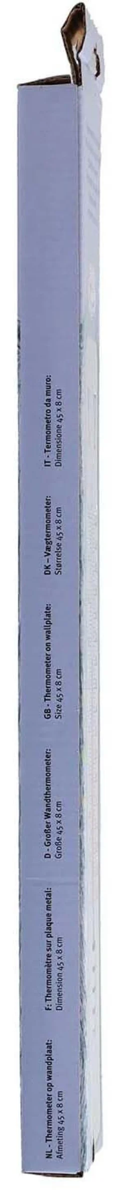Thermomètre extérieur sur plaque métal 45cm