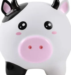 Tirelire animal en plastique (Vache)