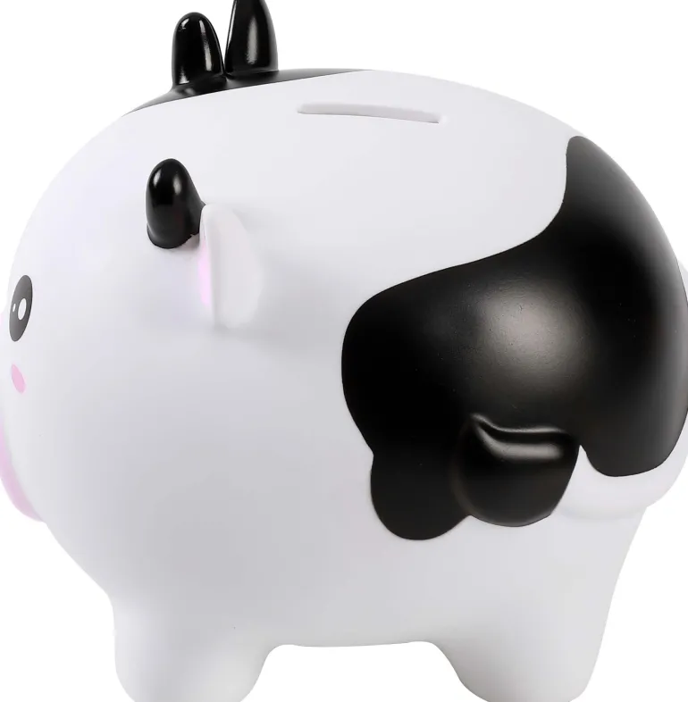 Tirelire animal en plastique (Vache)