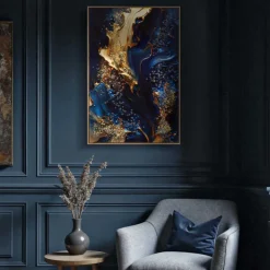 Toile décorative avec cadre Andromeda 60 x 4 x 90 cm (Modèle 1)