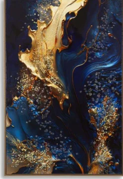 Toile décorative avec cadre Andromeda 60 x 4 x 90 cm (Modèle 1)