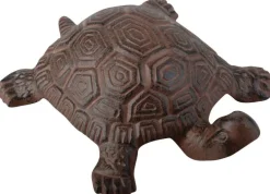 Tortue décorative en fonte (19,3 x 15,2 cm)