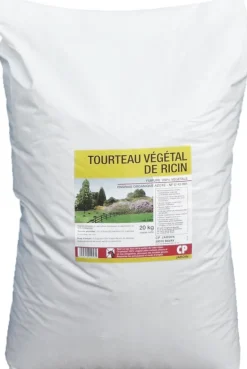 Tourteau de ricin végétal