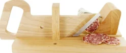 Trancheuse à charcuterie en bois