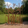 Treillis brise vue en 5 parties Oiseaux (L : 137,5 x 1,5 x 170 cm)