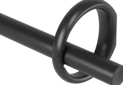 Tringle à rideaux en acier Rod (Noir mat)
