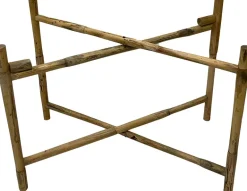 Trépied en bambou pour plateau Jali (60 x 56 x 45 cm)