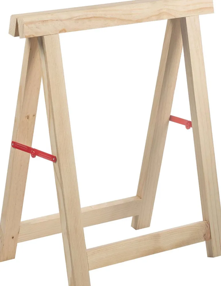 Tréteau en pin brut Professionnel Plus