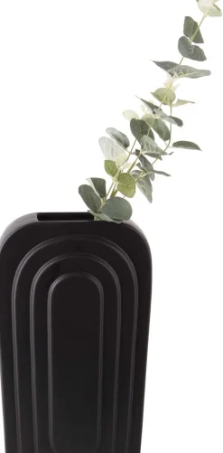 Vase en céramique noir Arc (Grand modèle)