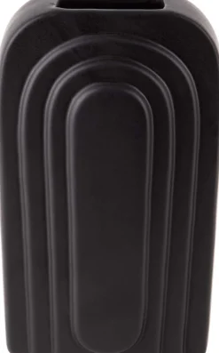 Vase en céramique noir Arc (Grand modèle)