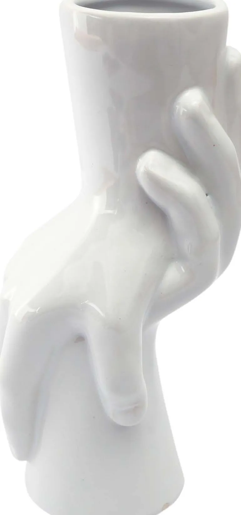 Vase en dolomite Main 24 cm