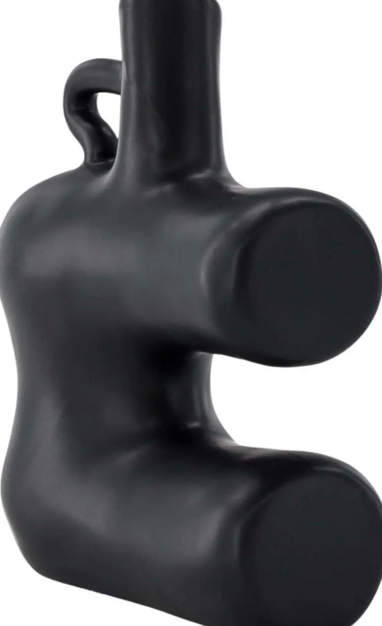 Vase en grès Dity (Noir)
