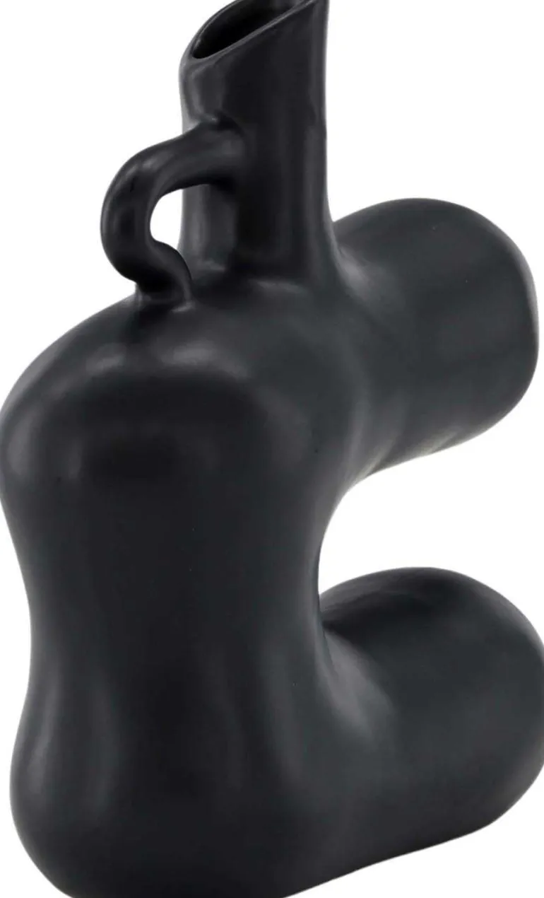 Vase en grès Dity (Noir)