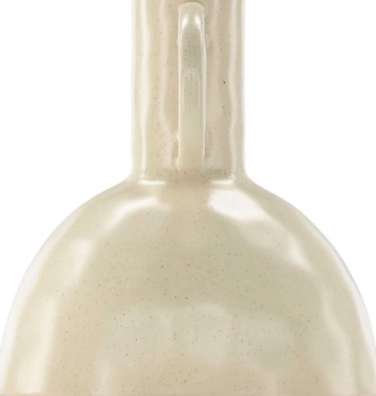 Vase en grès Vivi (Beige et noir)