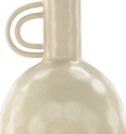 Vase en grès Vivi (Beige et noir)