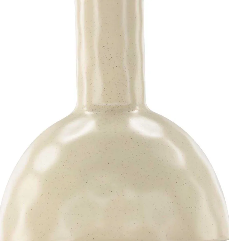 Vase en grès Vivi (Beige et noir)
