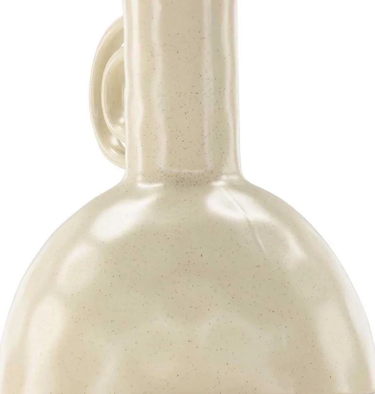 Vase en grès Vivi (Beige et noir)