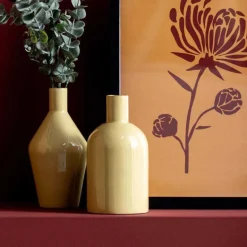 Vase en méral Ivy bottle (Marron latte)