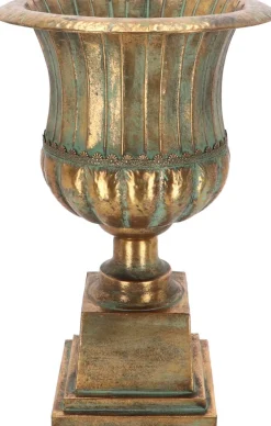 Vase en métal vieilli Médicis (Modèle 6)