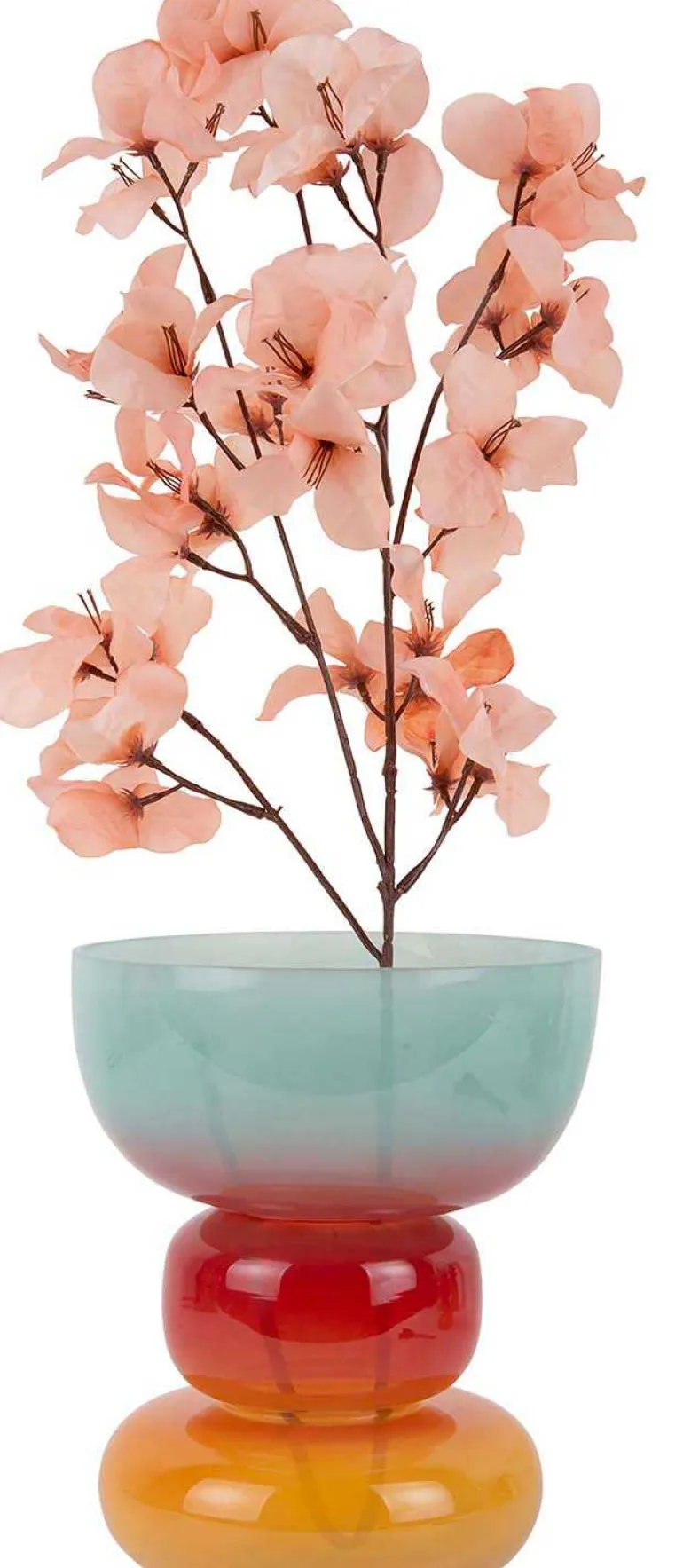 Vase en verre Summer Vibes (Taille 2 : 18 x 20,5 cm)