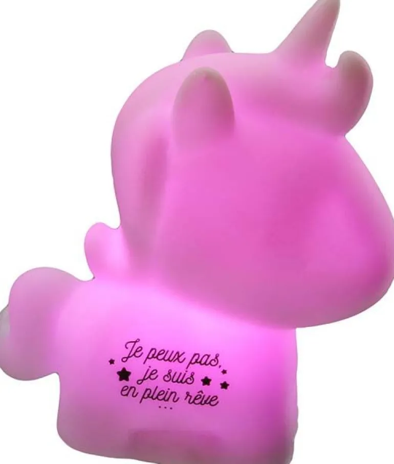 Veilleuse licorne éclairage rose Kids